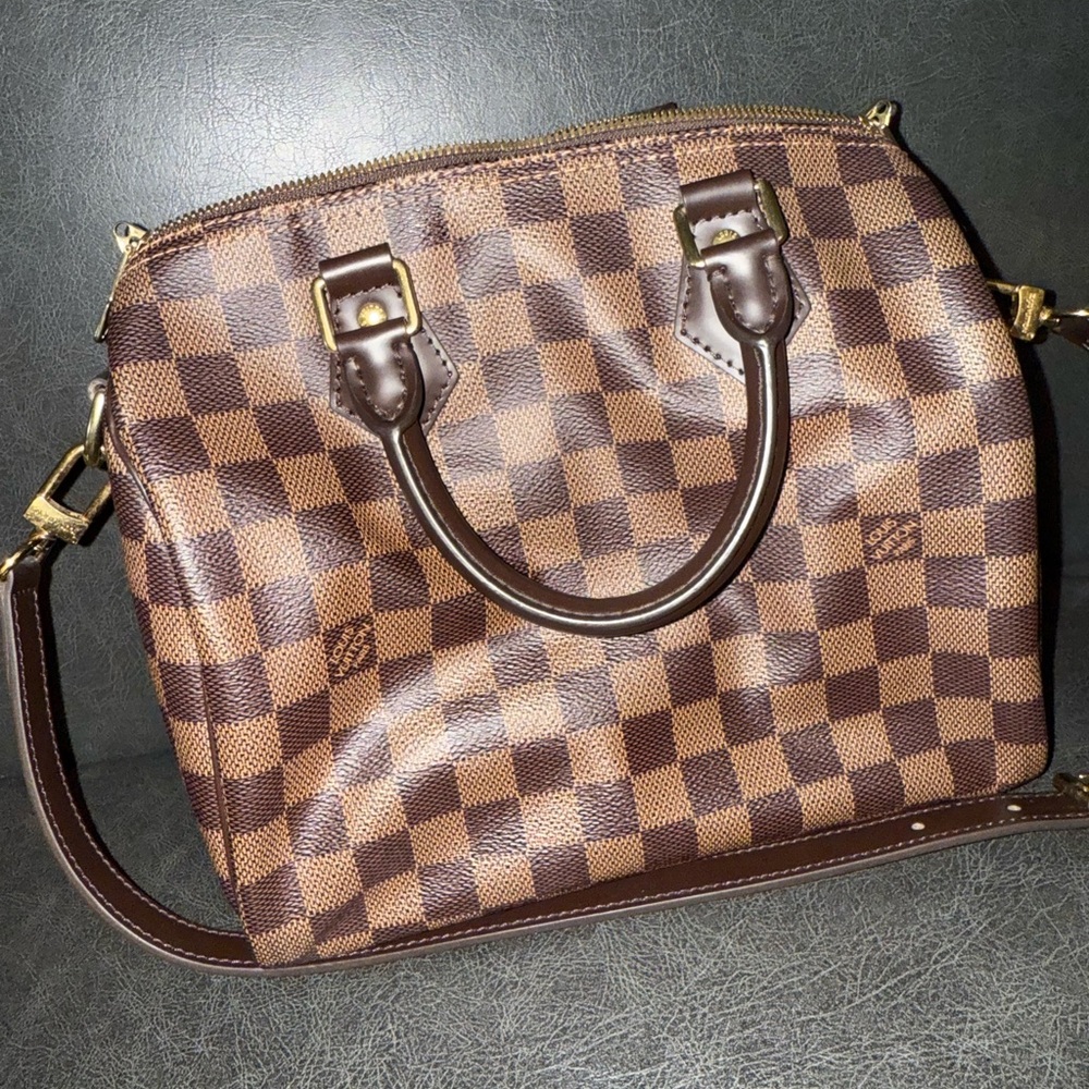 Louis Vuitton Damier Ebene Speedy Bandouliere
